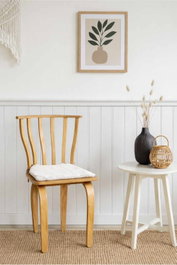 Hanah Home Silla Italian Natural